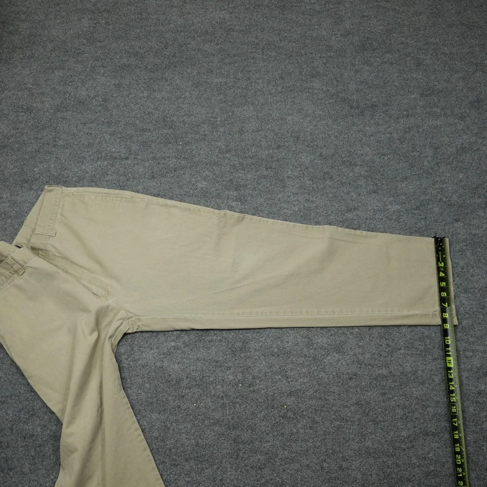 Polo Ralph Lauren Chino Pants Mens 35x32 Tan Straight Leg Cotton Button Fly